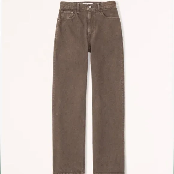Abercrombie & Fitch The 90s Straight Ultra High Rise Jeans