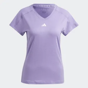 Adidas Women Aeroready Train Essentials Minimal Branding V-Neck Training Tee
