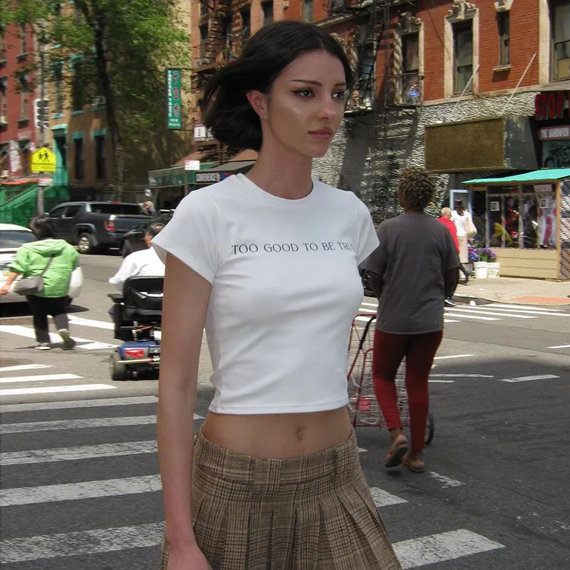 Alyna Letter Print T-Shirt