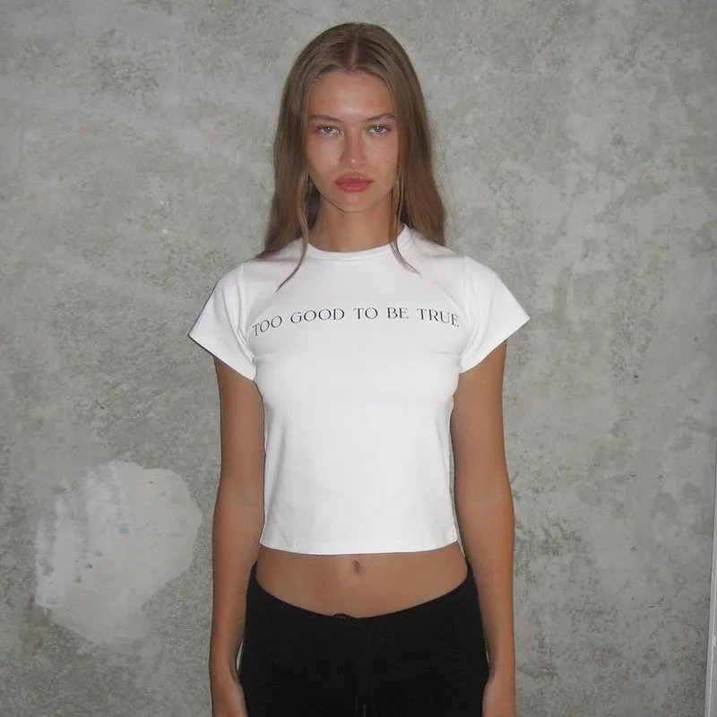 Alyna Letter Print T-Shirt