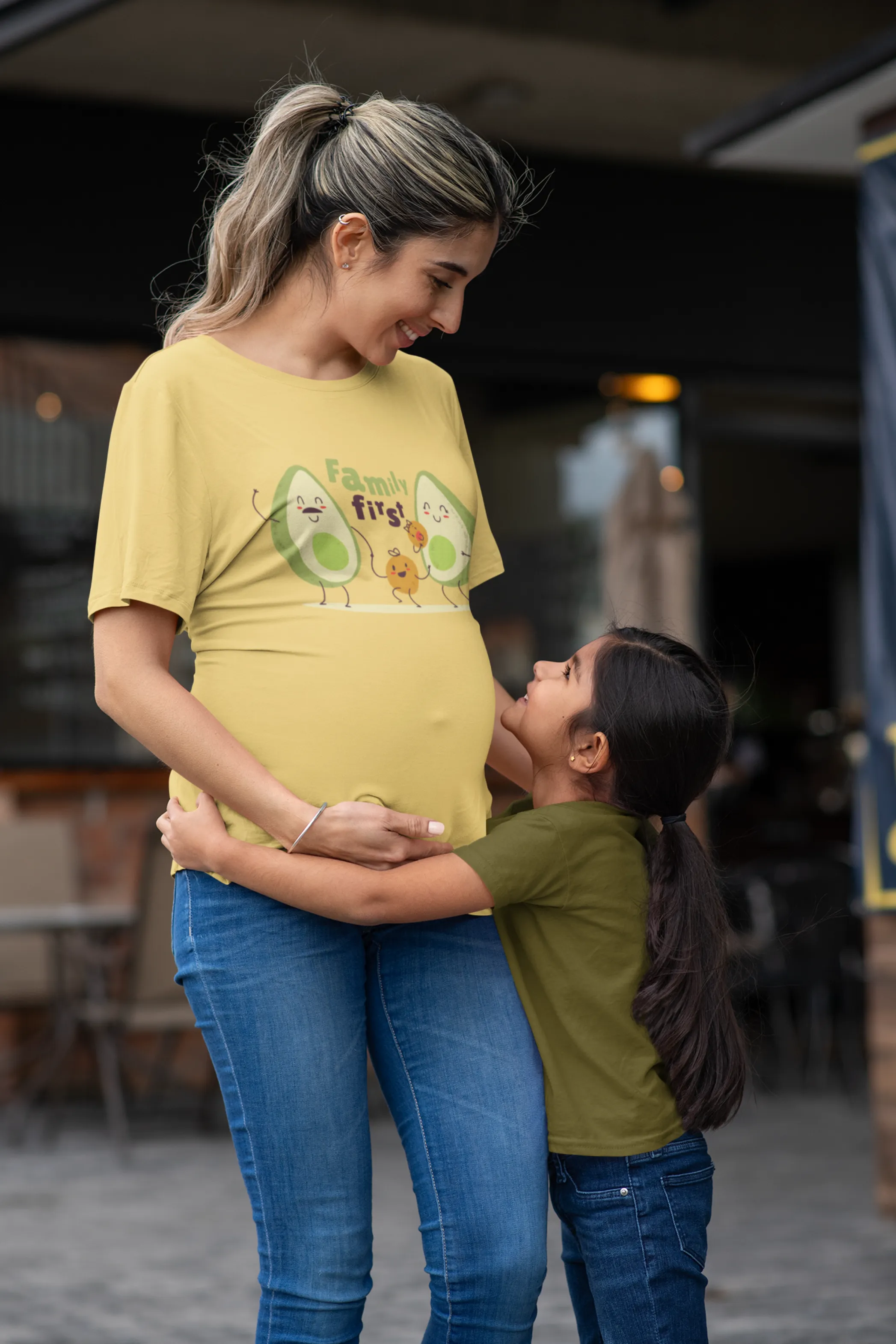 Avocado Love Printed Scoop Neck T-shirt for women