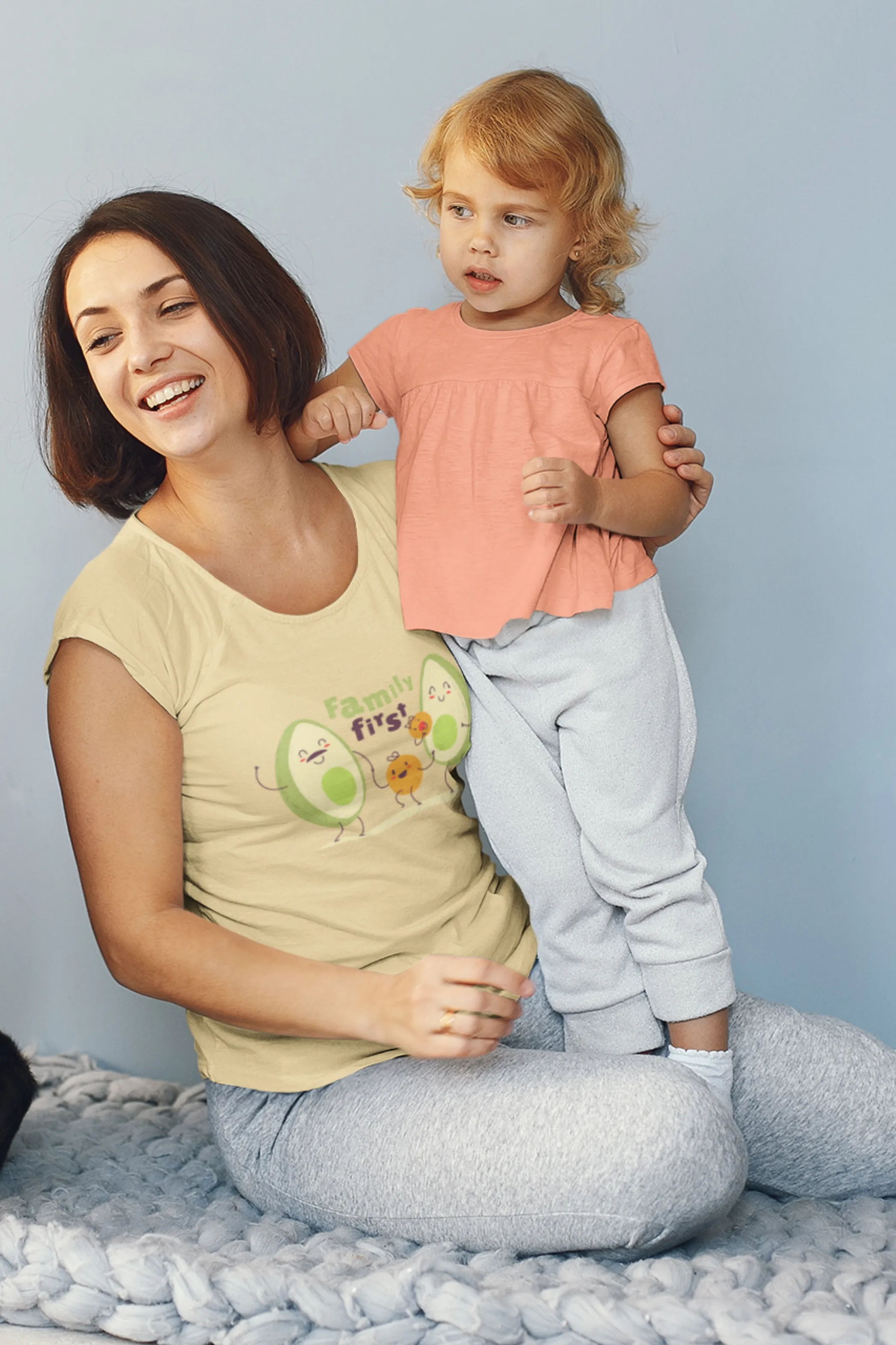 Avocado Love Printed Scoop Neck T-shirt for women