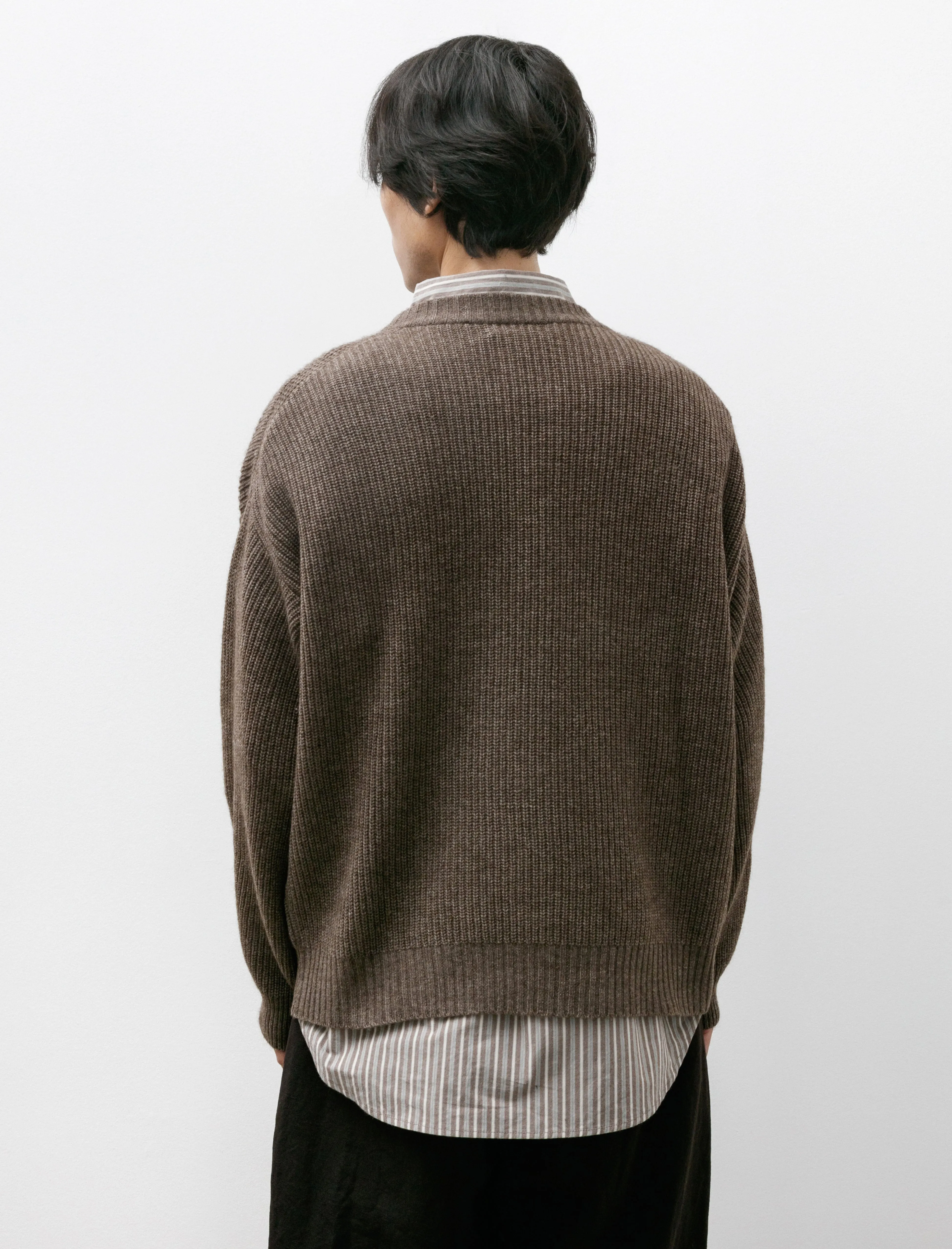 Big Sweater Yak Wool Natural Brown