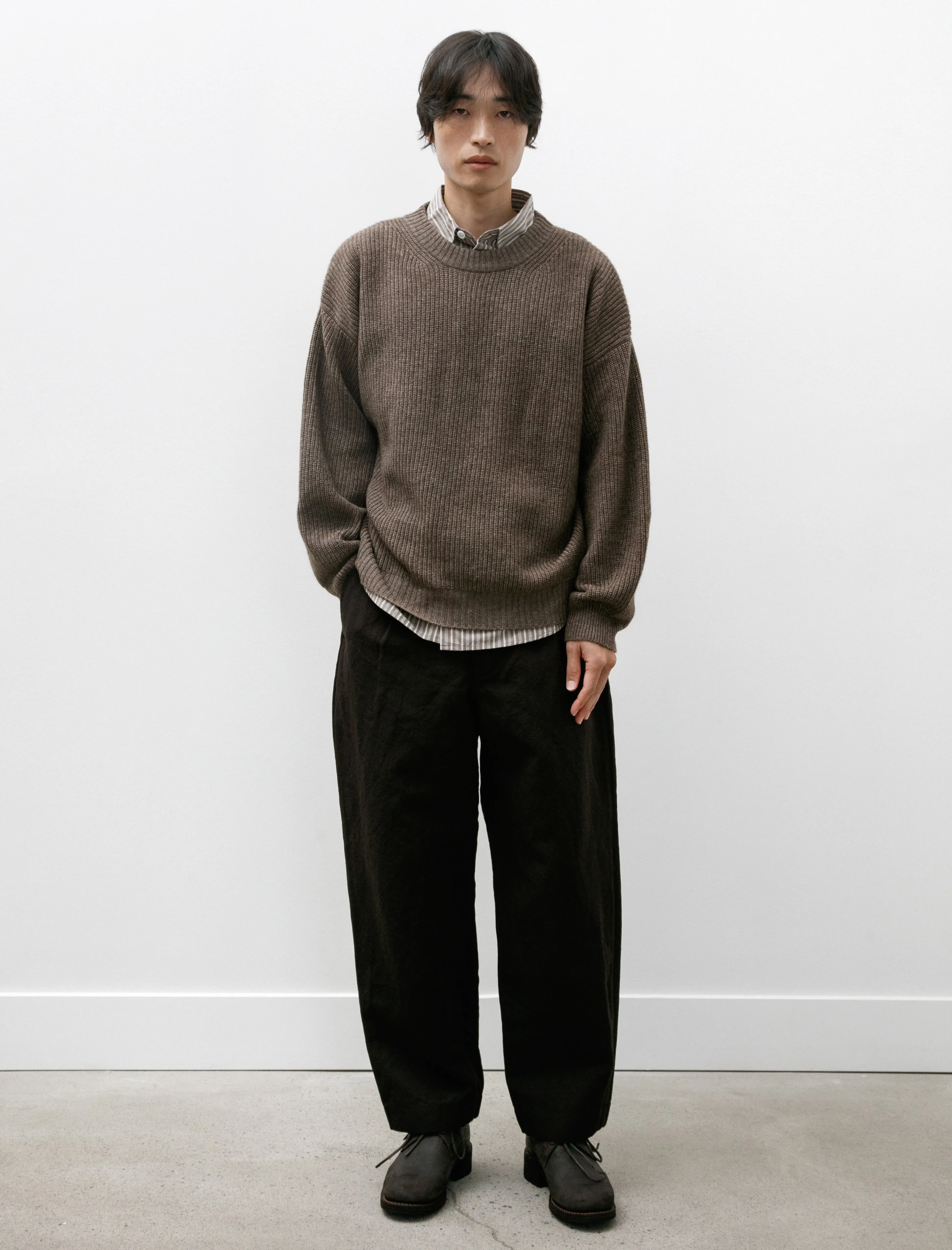Big Sweater Yak Wool Natural Brown