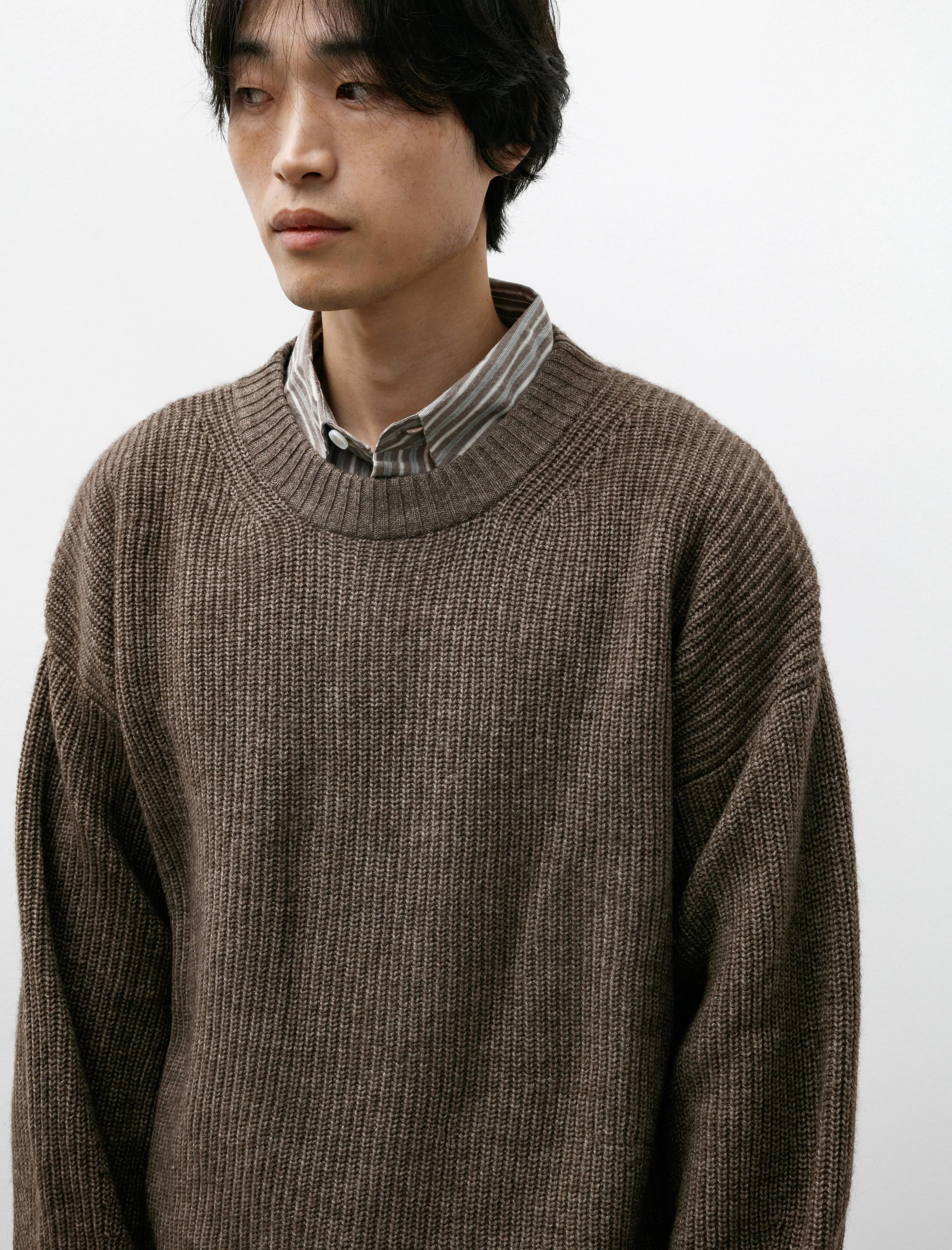 Big Sweater Yak Wool Natural Brown