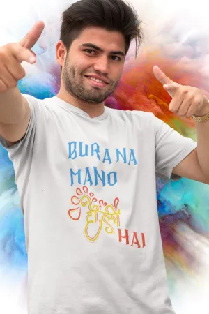 Bura Na Mano Holi Hai Printed T-shirt for men