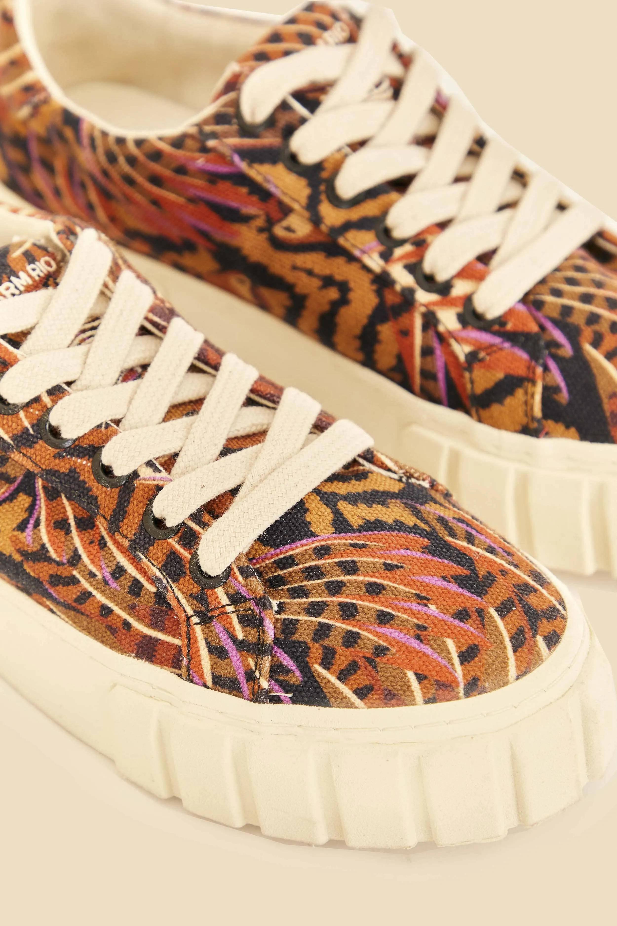 Caramel Macawmouflage Flatform Sneaker