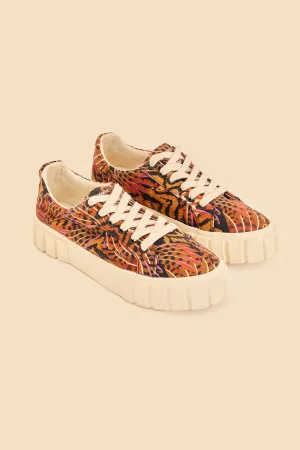 Caramel Macawmouflage Flatform Sneaker