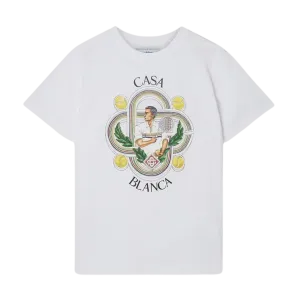 Casablanca Le Joueur T-Shirt 'White'