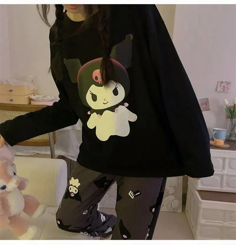 Charming Sanrio Hello Kitty Cosplay Pajama Set for Cozy Nights