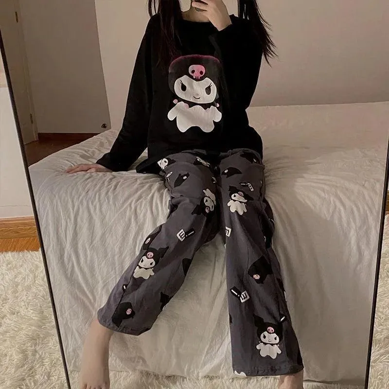 Charming Sanrio Hello Kitty Cosplay Pajama Set for Cozy Nights