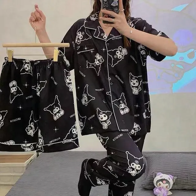 Charming Sanrio Hello Kitty Cosplay Pajama Set for Cozy Nights