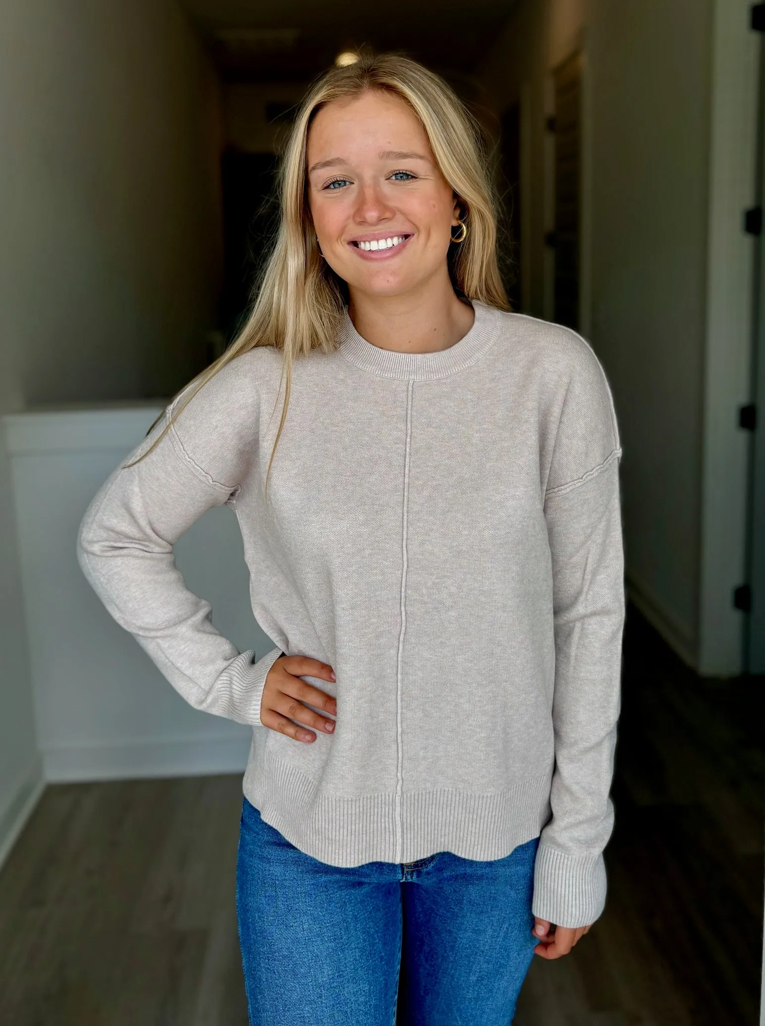 FINAL SALE - Jacquard Soft Knit Sweater