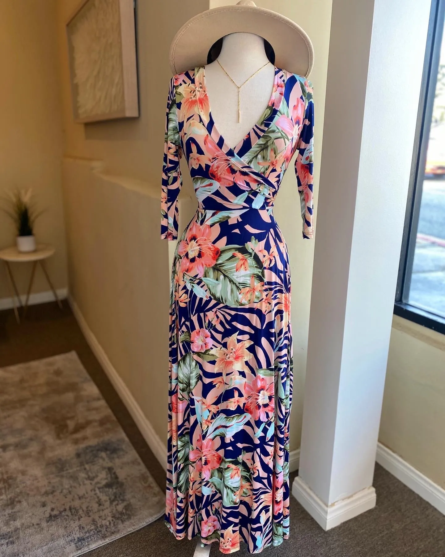 Floral Flowy Maxi Dress