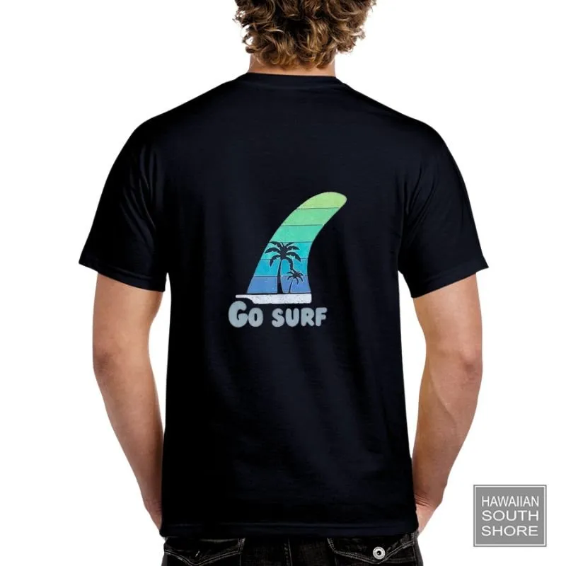 HawaiianSouthShore GO SURF Made in Hawaii (Small-XLarge) Black