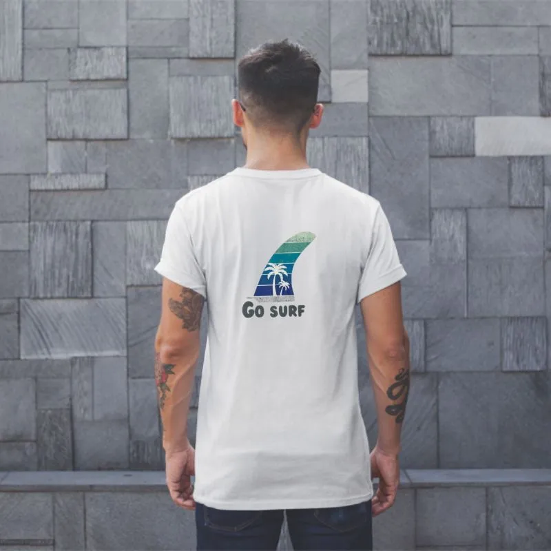 HawaiianSouthShore GO SURF Made in Hawaii (Small-XLarge) White
