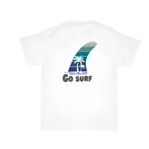 HawaiianSouthShore GO SURF Made in Hawaii (Small-XLarge) White