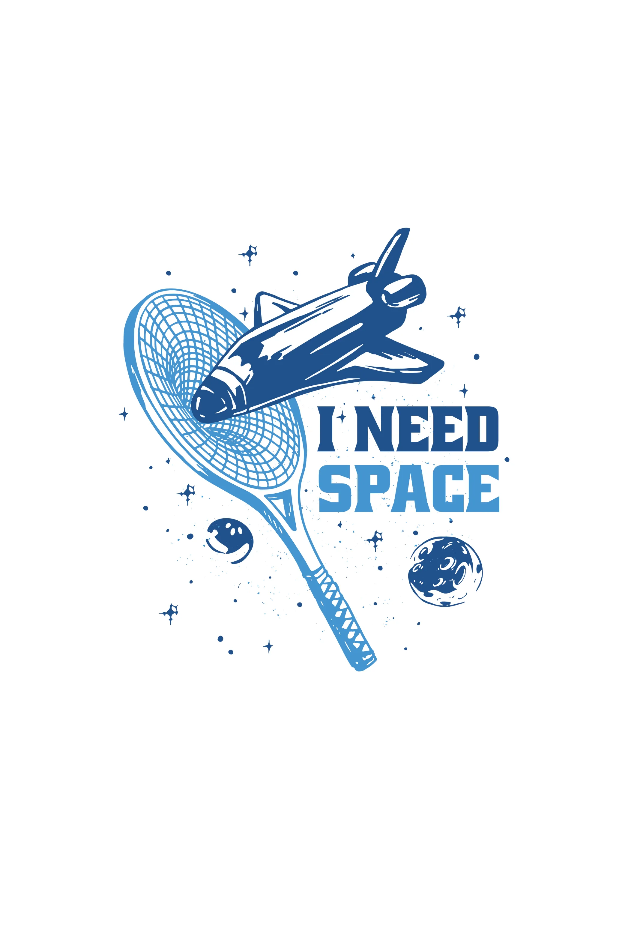 I Need Space Printed T-shirt for men