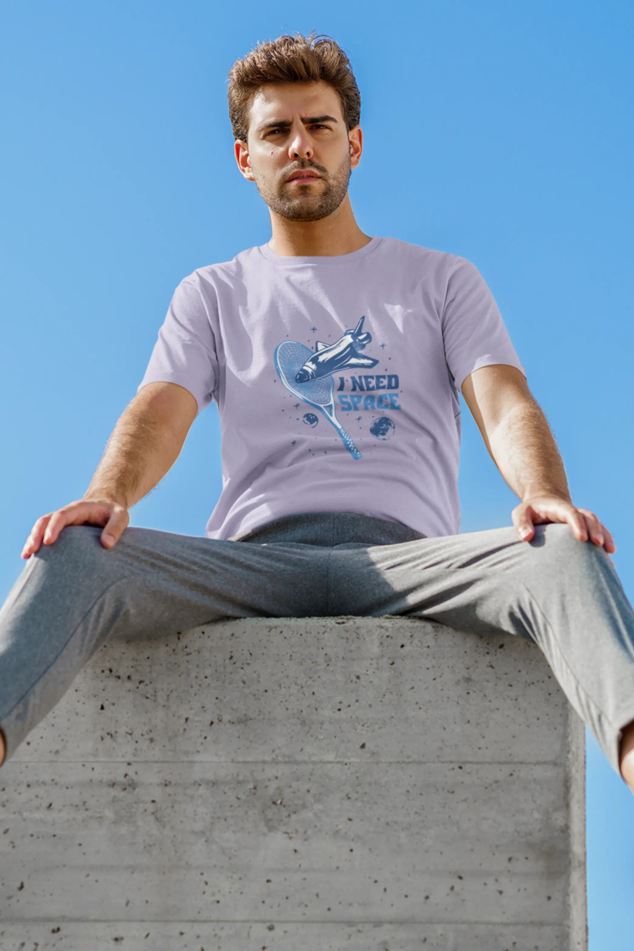 I Need Space Printed T-shirt for men