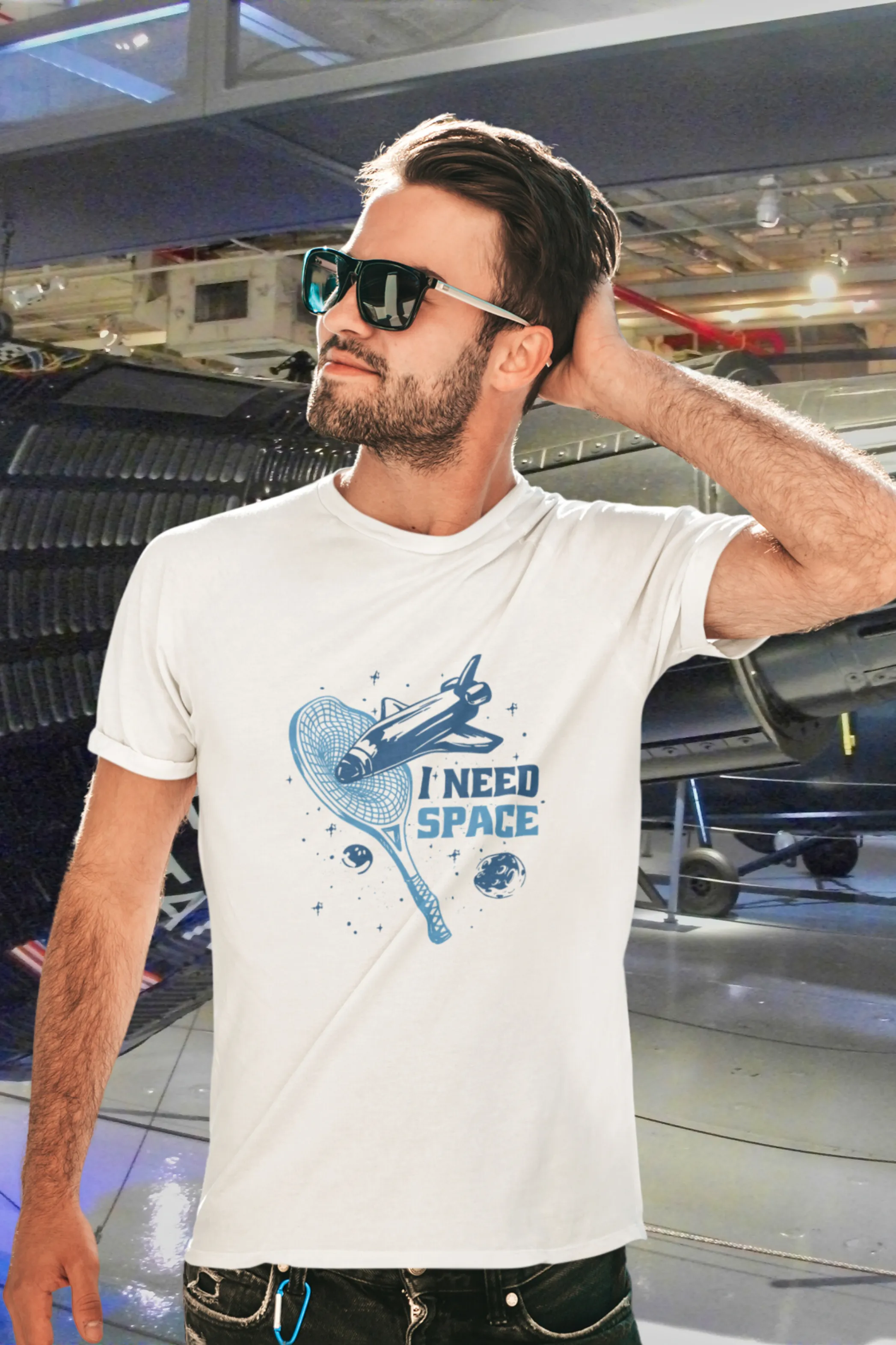I Need Space Printed T-shirt for men