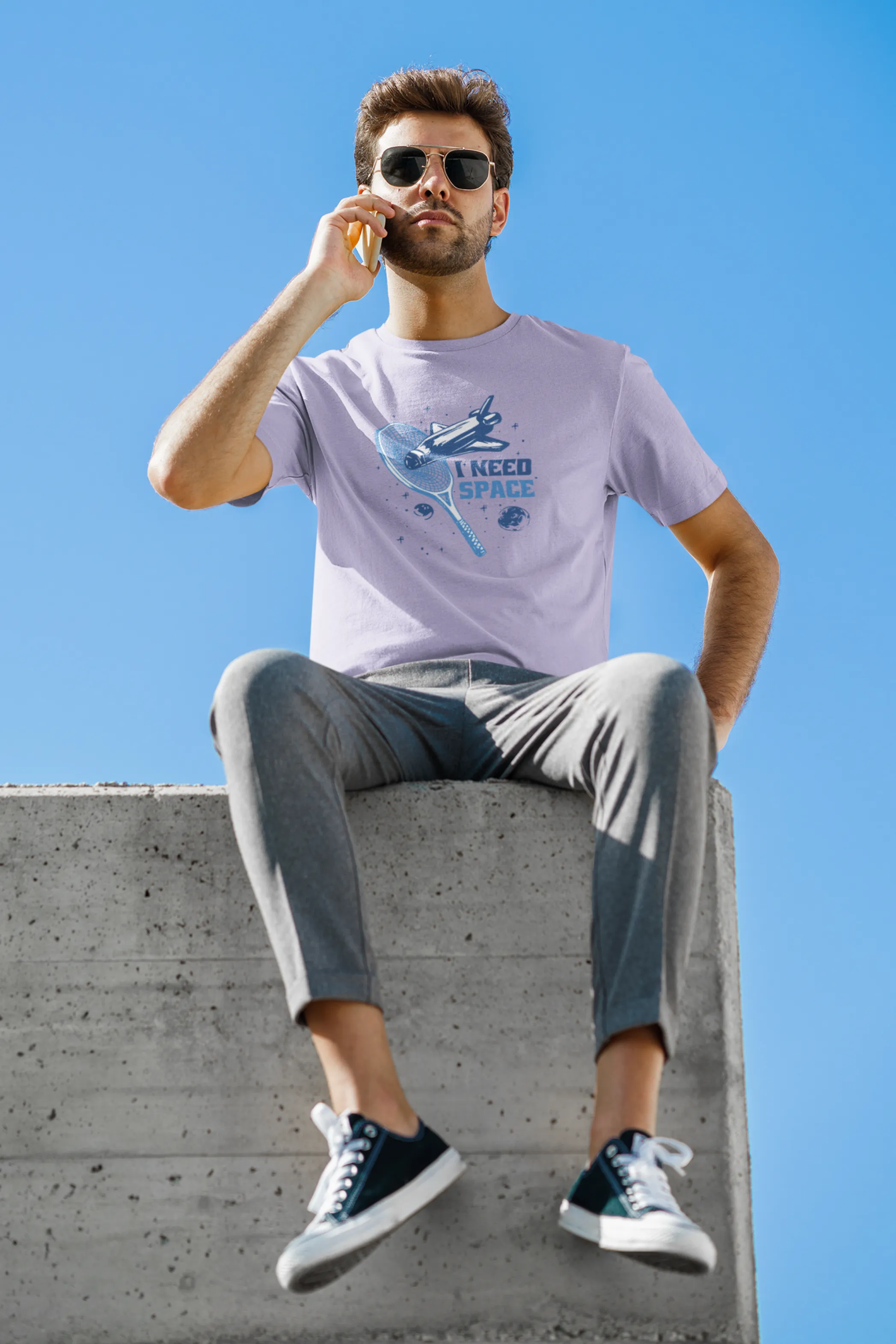 I Need Space Printed T-shirt for men