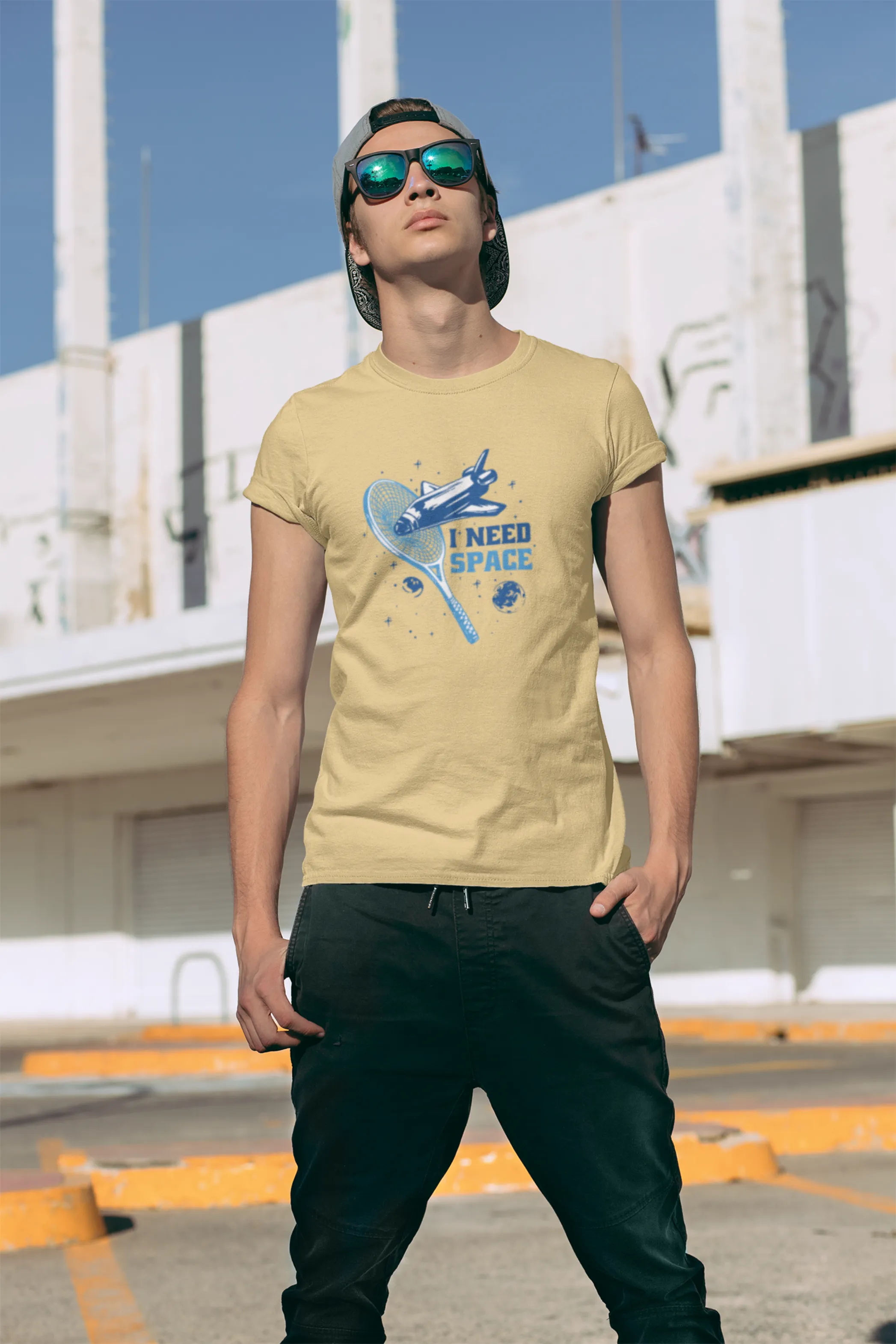 I Need Space Printed T-shirt for men