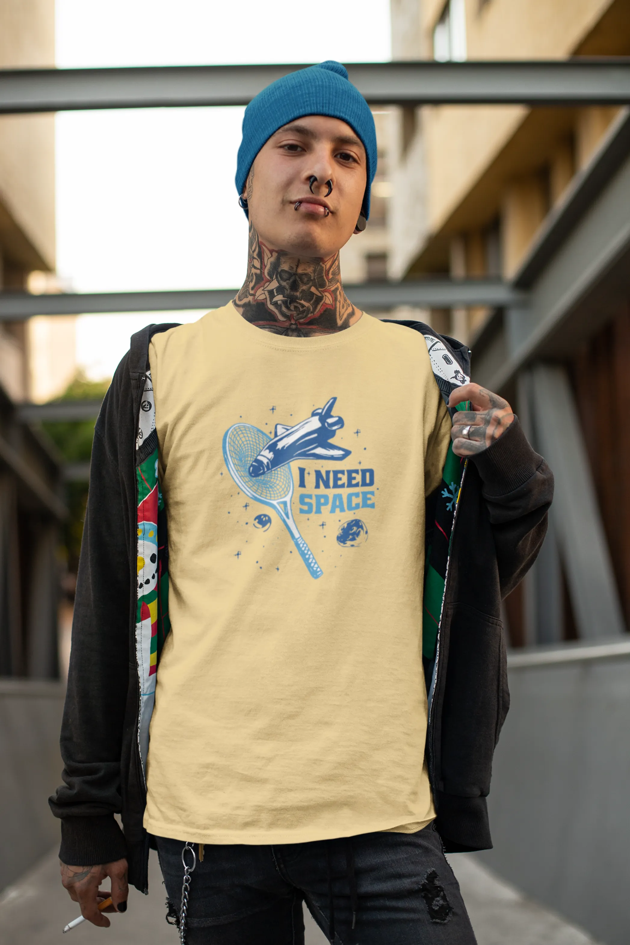 I Need Space Printed T-shirt for men