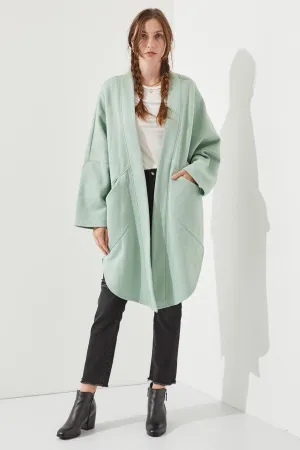 Long Oversized Knit Cardigan