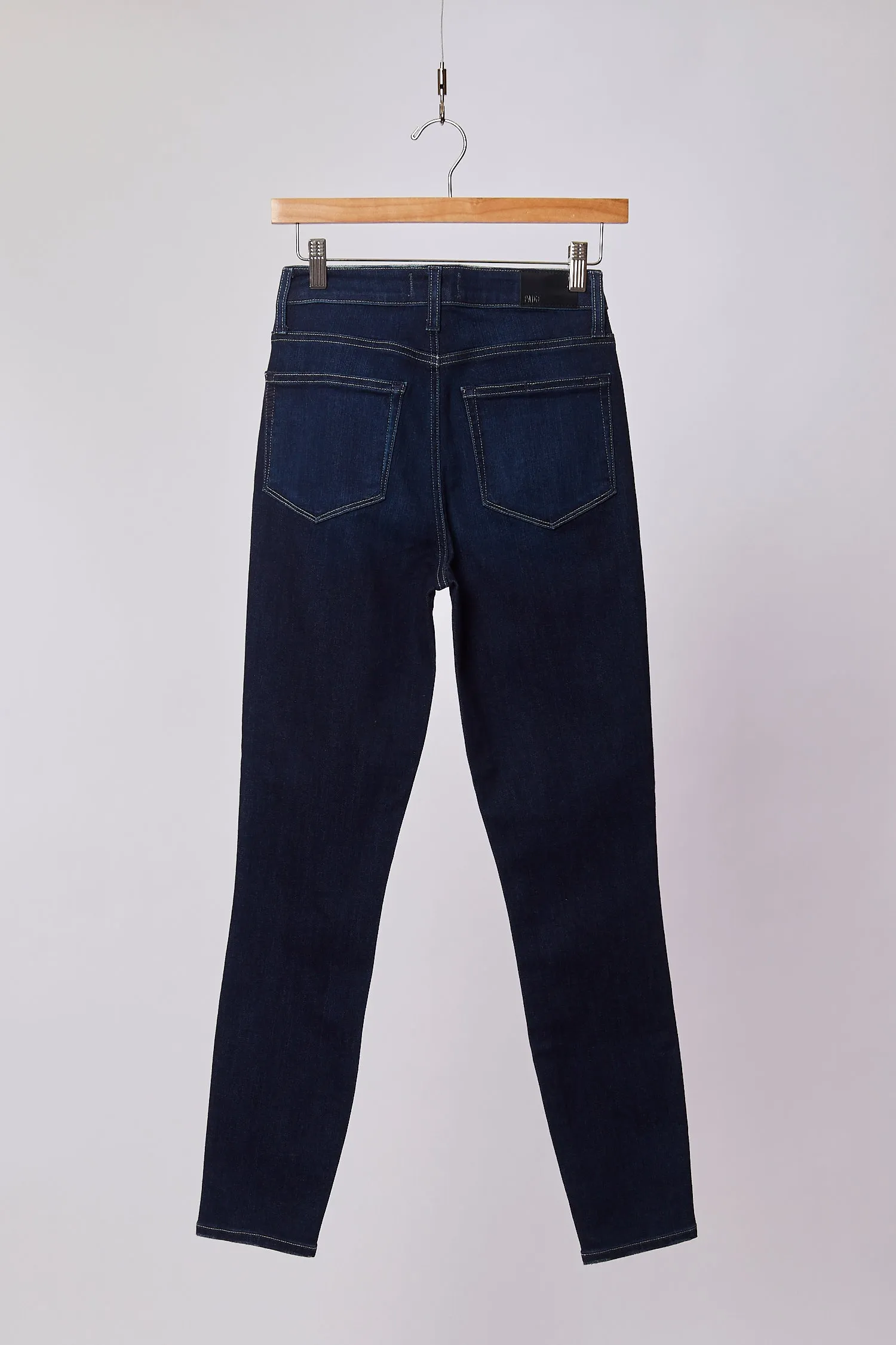 MARGOT ANKLE SILVER HARDWARE DARK WASH