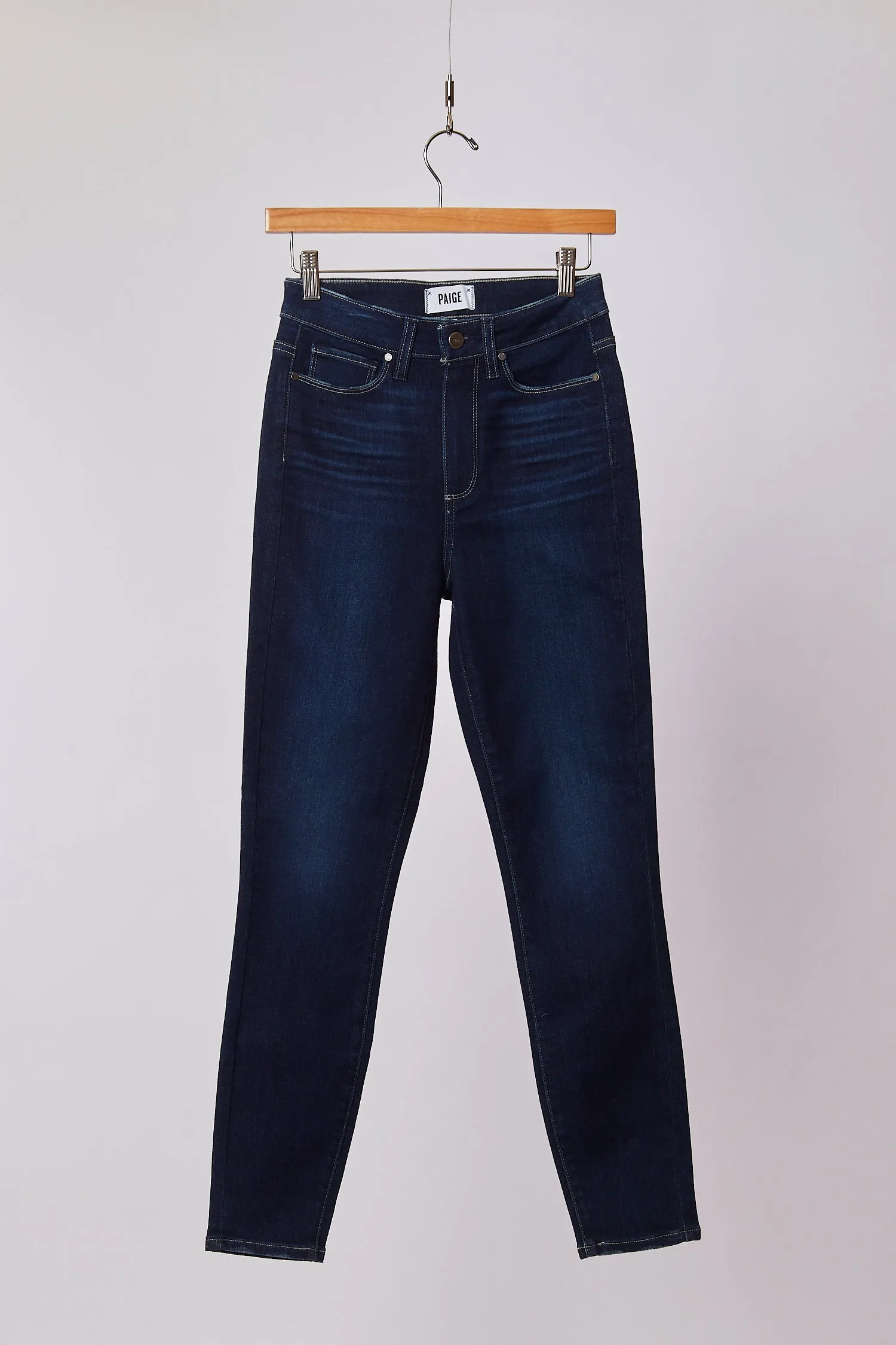 MARGOT ANKLE SILVER HARDWARE DARK WASH
