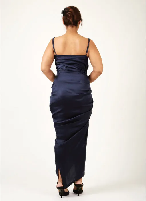 Midnight Navy Blue Dress