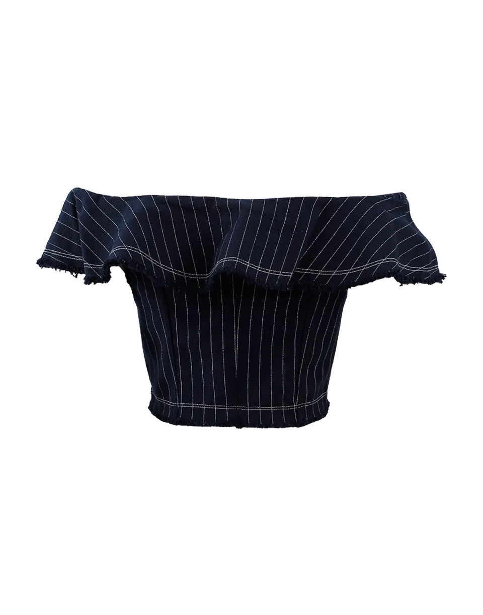Off Shoulder Crop Top