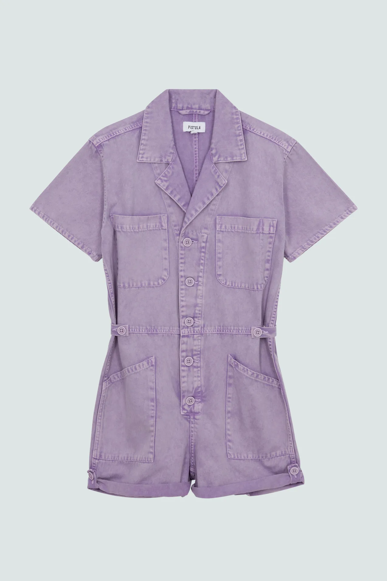 Parker Romper - Purple Amethyst Snow