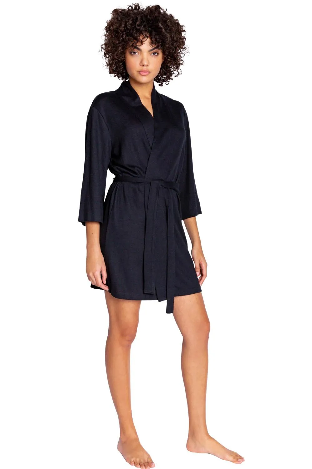 PJ Salvage Reloved Lounge Robe RIRLR-BLACK