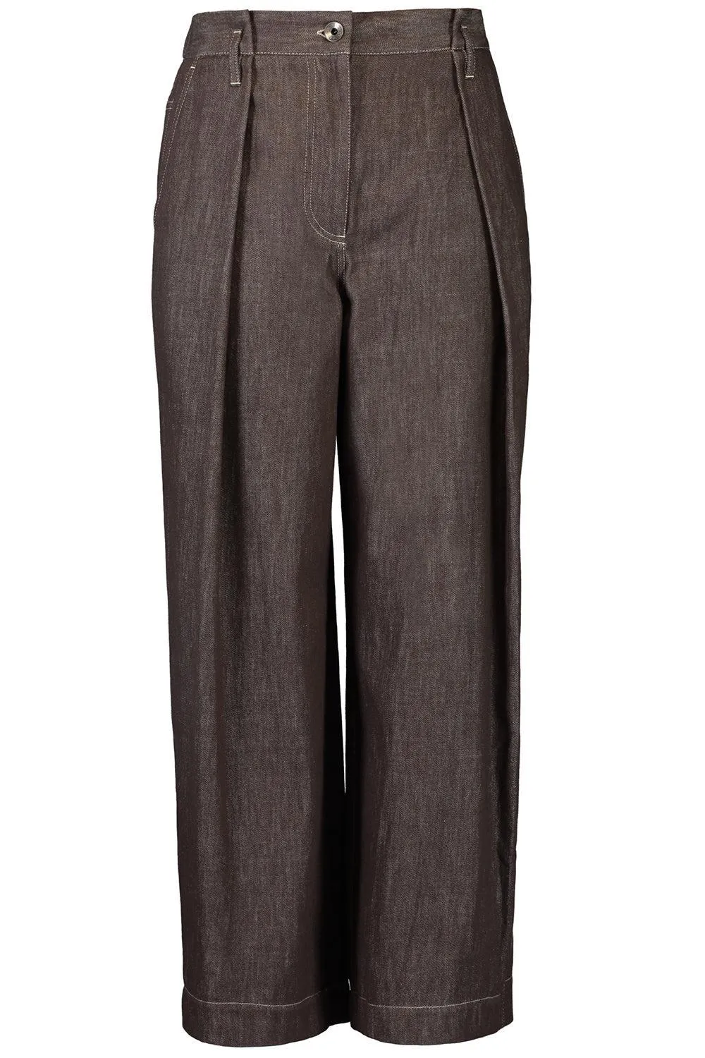 Pleated Crop Pant