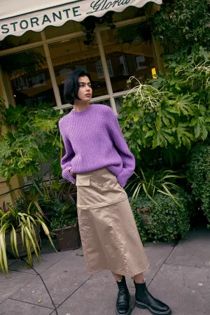 Sally Sweater in Purple