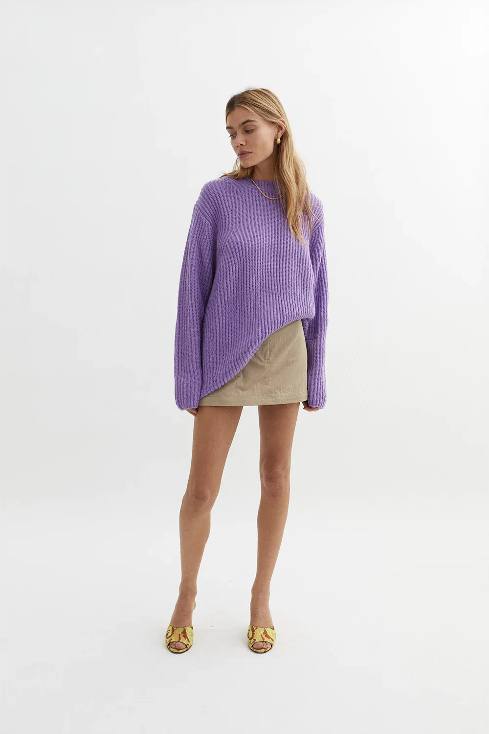 Sally Sweater in Purple
