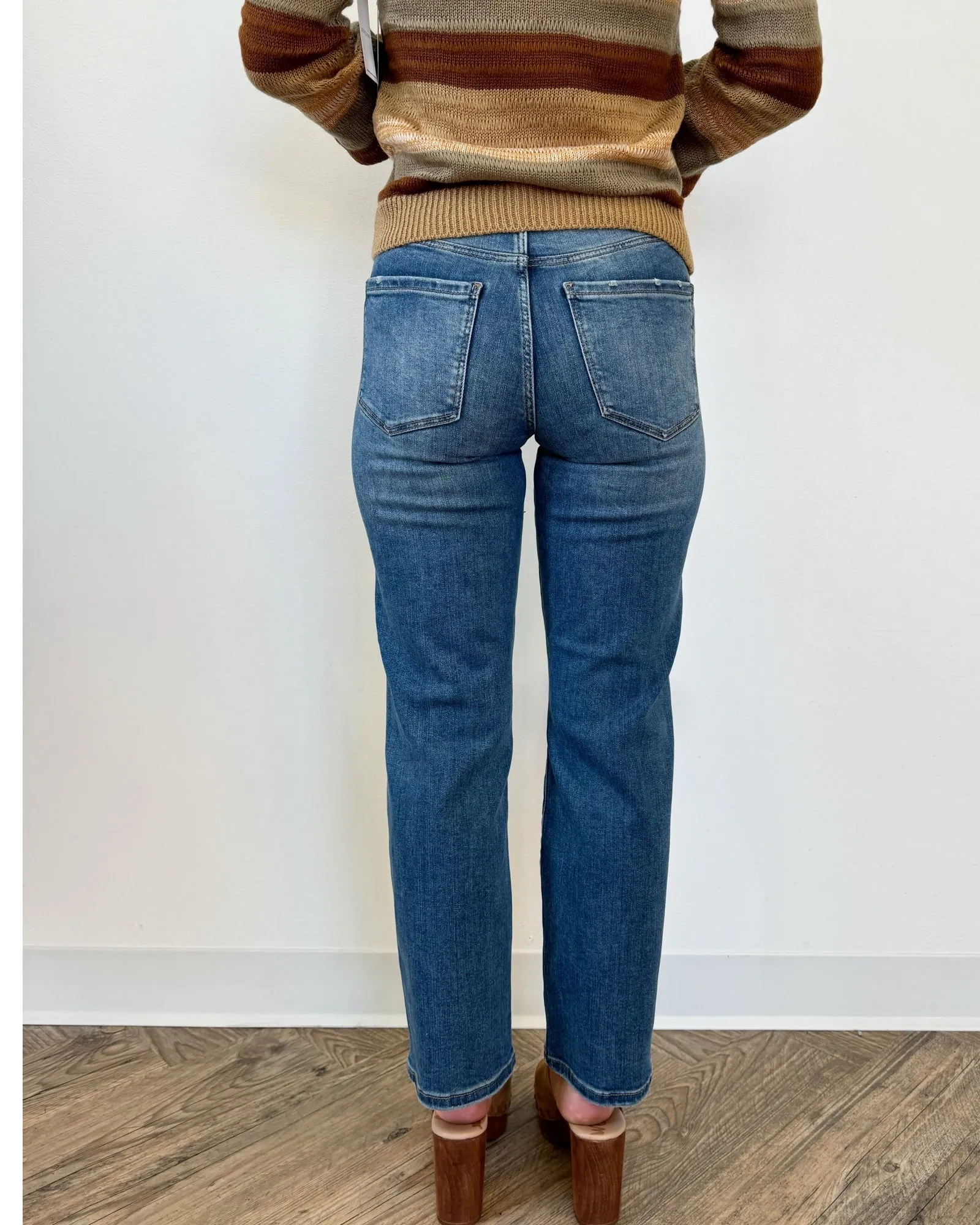 Selma Straight Leg Crop Denim