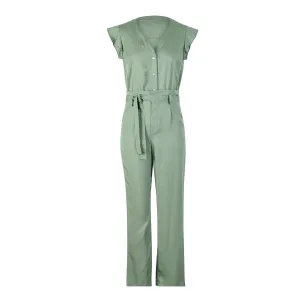 Short-sleeve Jumpsuit - Meadow