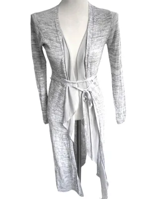 Soft Summer Gray Duster Sweater