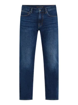 Tommy Hilfiger Denton Whiskered Straight Leg Jeans - Blue