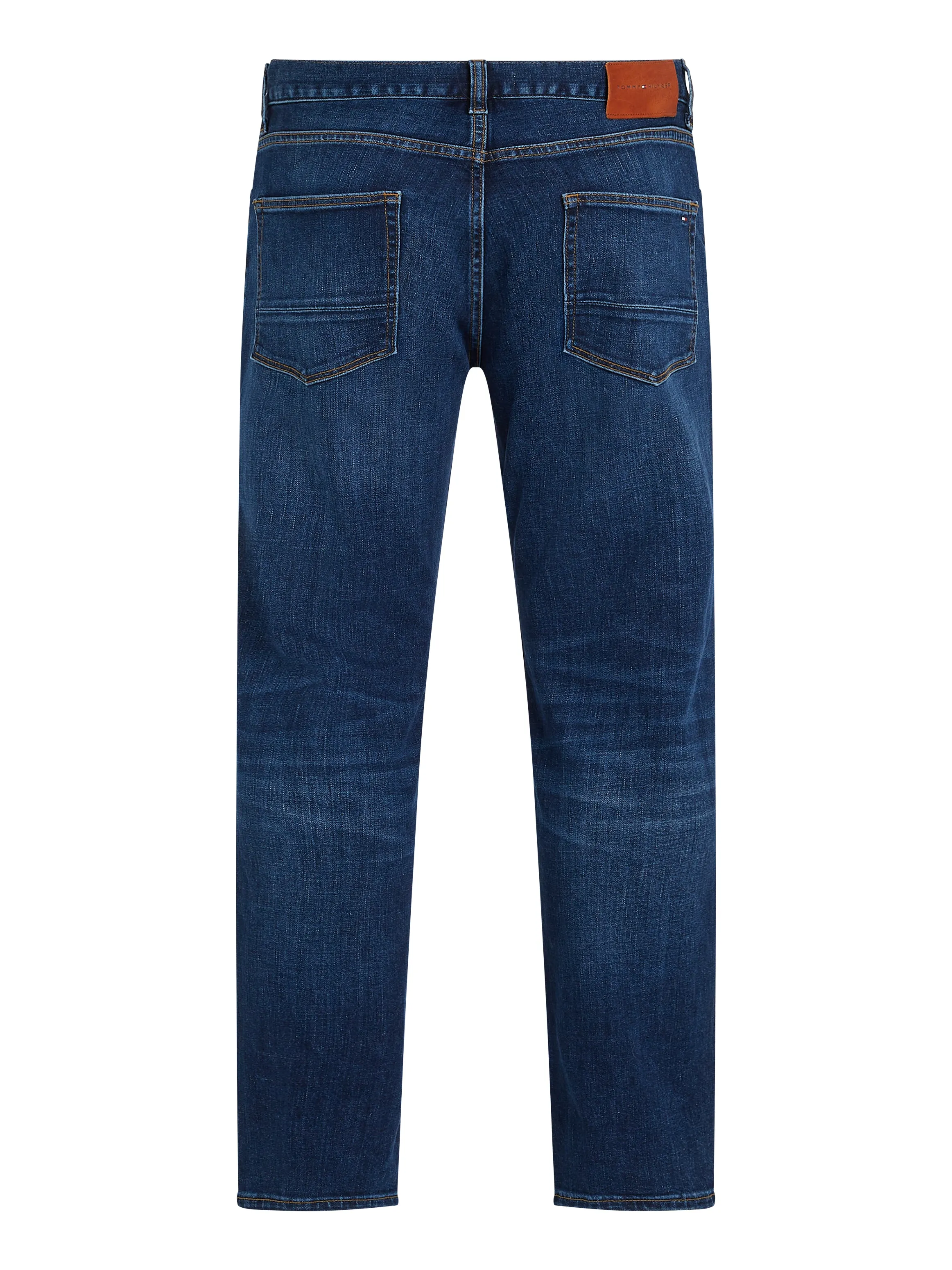 Tommy Hilfiger Denton Whiskered Straight Leg Jeans - Blue