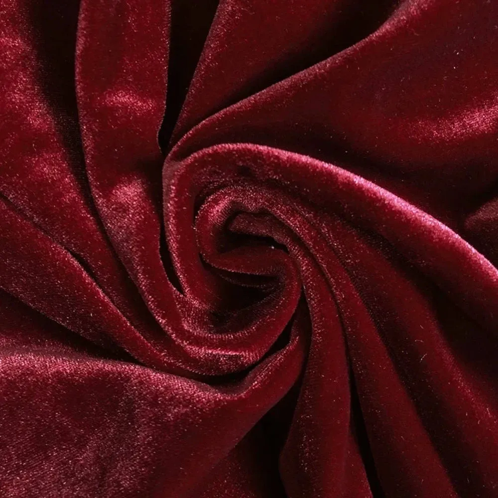 Trend4us Women’s Strapless Lace and Velvet Slit Gown