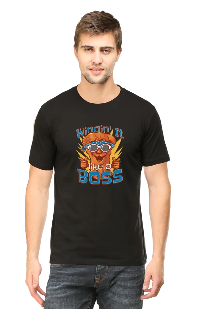 Wacky Wings Printed T-shirt for men