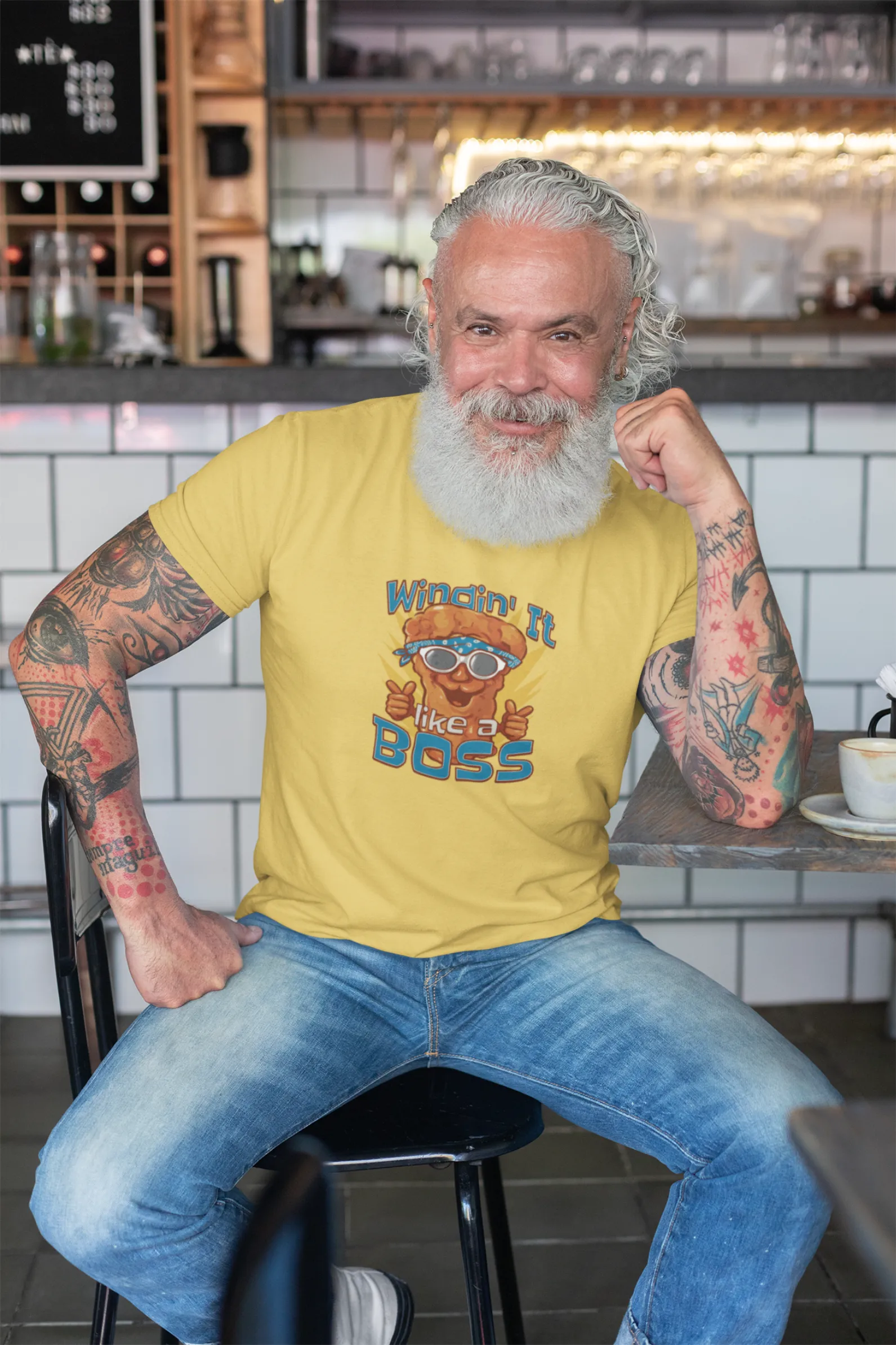 Wacky Wings Printed T-shirt for men