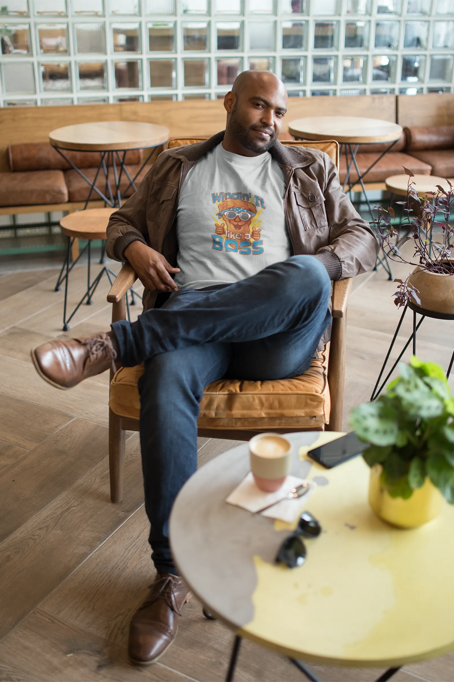 Wacky Wings Printed T-shirt for men