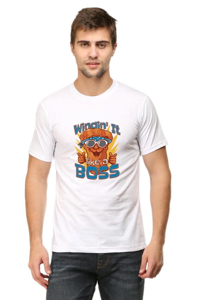 Wacky Wings Printed T-shirt for men