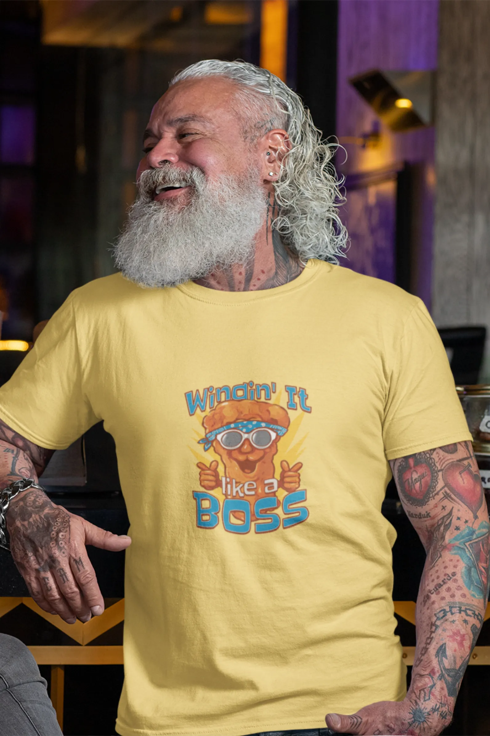 Wacky Wings Printed T-shirt for men