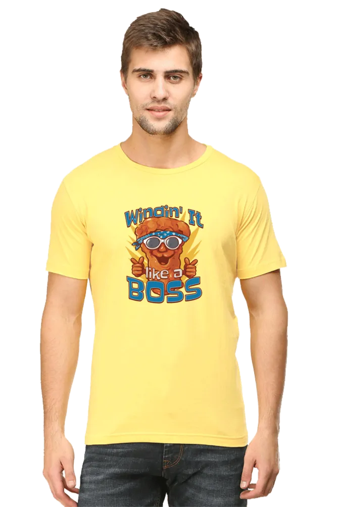 Wacky Wings Printed T-shirt for men