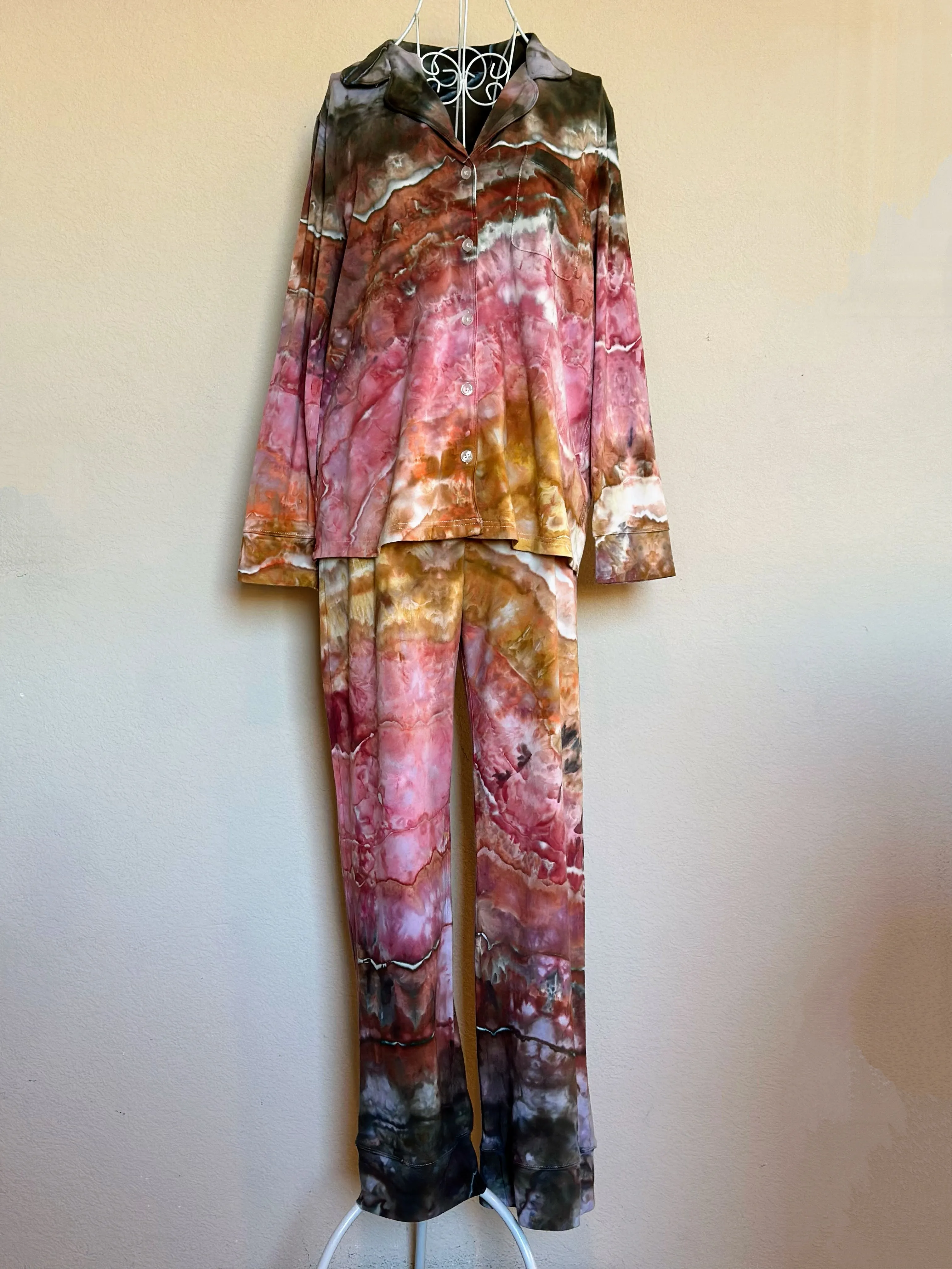 Women’s Medium Geode Pajama Set in ‘Pinot Sage’